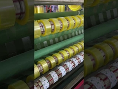 مقاوم للحرارة BOPP شريط شفاف مقاوم للأشعة فوق البنفسجية 1000 بوصة الطول