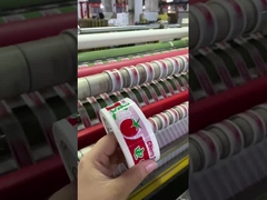 6 أسطوانات من أشرطة الشعار اللاصقة الذاتية بوب مع غلاف عرض 48 مم