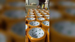 شريط تغليف أحمر ساطع، ختم آمن