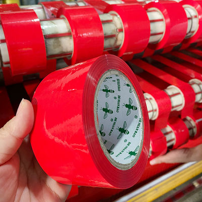 شريط الختم الصندوق الأحمر بيع شريط لاصق صناعي للتعبئة والتغليف الشحن