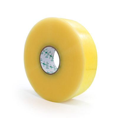 سعر جيد 1000 ياردات BOPP الصفراء الصفراء التغليف الشريط اللاصق الانترنت