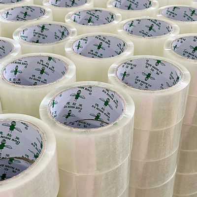سعر جيد 100y/200y/1000y BOPP شريط التعبئة مع الملصق الأكريليك الانترنت