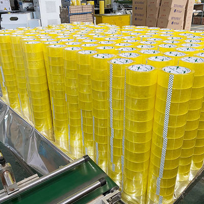 سعر جيد شريط لاصق أصفر شفافة مخصص للشريط الختم الانترنت