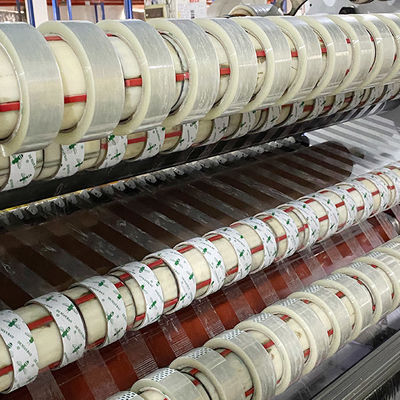 سعر جيد الصين المورد واحد الجانب متطاطي أبيض شريط التعبئة اللاصقة 50mm العرض الانترنت