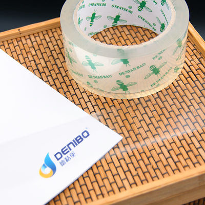 سعر جيد 1000 بوصة الطول الاكريليك الملصق الشفاف BOPP شريط الانترنت